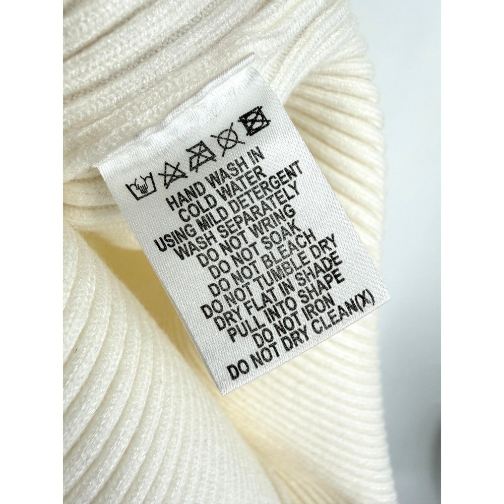 Meshki Ivory Ribbed Sleeveless Midi Dress - Picture 7 of 11
